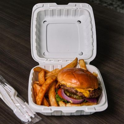 Edge Collections  - 8" X 8" x 3" - Lightweight Filled PP Vented Container! Image 2