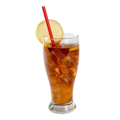 Edge Collections  - 9" - Giant Red Paper Wrapped Straw! Image 1