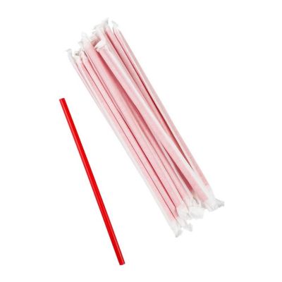 Edge Collections  - 9" - Giant Red Paper Wrapped Straw! Image 2
