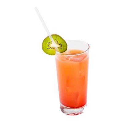 Edge Collections  - 9" - Jumbo Clear Paper Wrapped Straw! Image 1