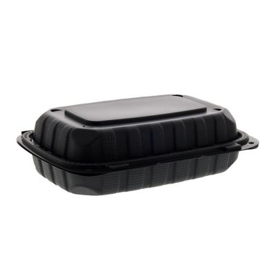 Edge Collections  - 9" X 6" X 3" - Hoagie Filled PP Vented Hinged Container! Image 2