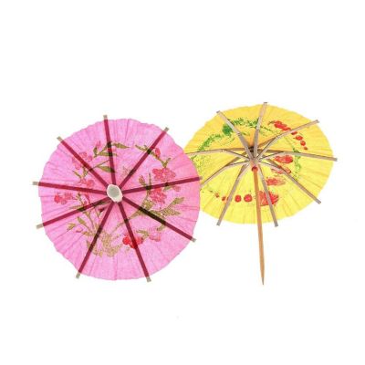 Edge Collections  - Assorted Colors - Cocktail Parasols! Image 2