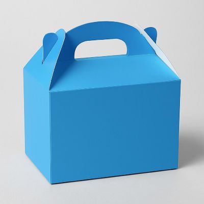 Edge Collections - Blue - Solid Color Treat Boxes Image 2
