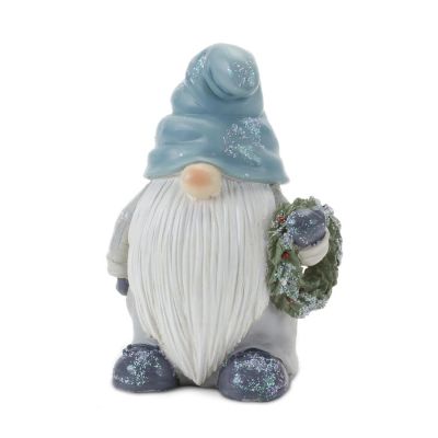 Edge Collections - Blue with Grey - Winter Gnome Figurine! Image 2