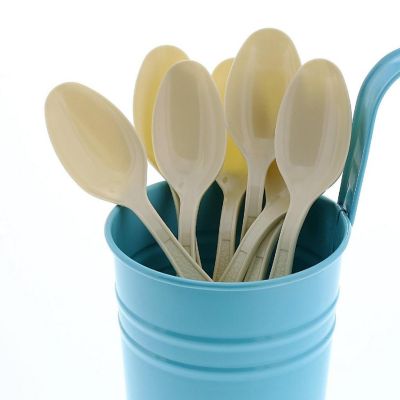 Edge Collections  - Champagne Gold - Retail Boxed Polystyrene Teaspoons! Image 1