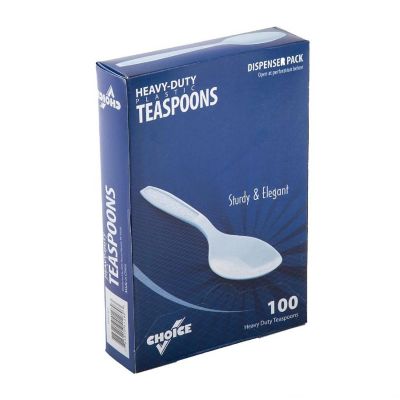 Edge Collections  - Champagne Gold - Retail Boxed Polystyrene Teaspoons! Image 1