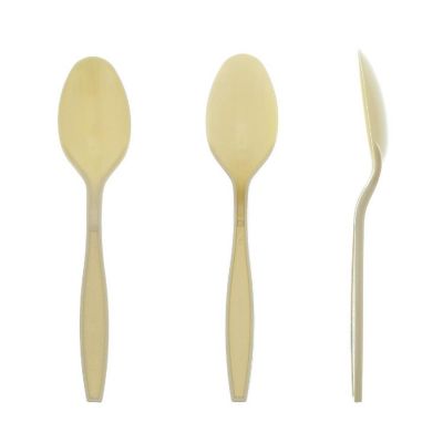 Edge Collections  - Champagne Gold - Retail Boxed Polystyrene Teaspoons! Image 2