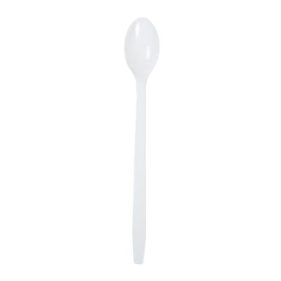 Edge Collections  - Durable White Polypropylene Soda Spoons! Image 1