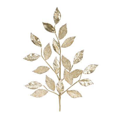 Edge Collections - Gold - Glittered Leaf Spray! Image 1