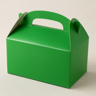 Edge Collections - Green - Solid Color Treat Boxes Image 1