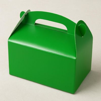 Edge Collections - Green - Solid Color Treat Boxes Image 2