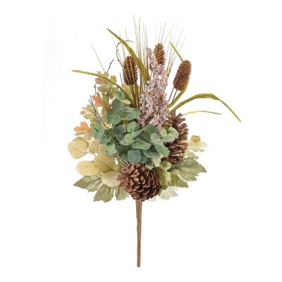 Edge Collections - Green with Brown - Mixed Fall Foliage Bush! Image 1