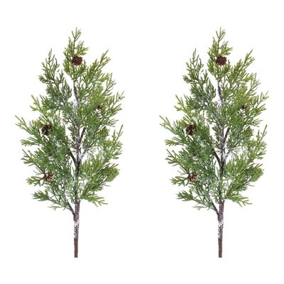 Edge Collections - Green with White - Pine Spray! Image 2