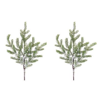 Edge Collections - Green with White - Pine Spray! Image 2