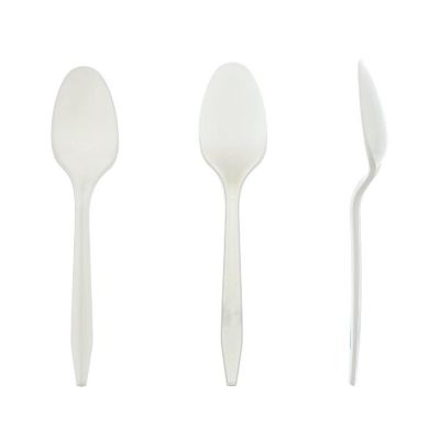 Edge Collections  - Medium White Wrapped Teaspoons! Image 1