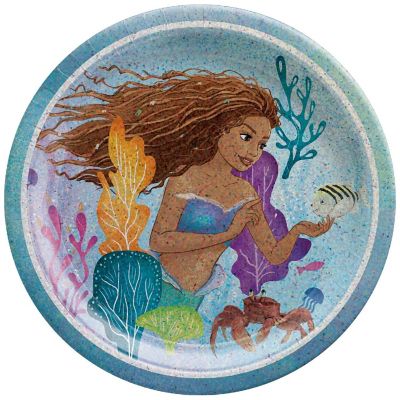 Edge Collections - Multicolor - Mermaid Themed Small Plates Image 1