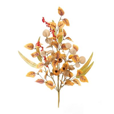 Edge Collections - Multicolor - Mixed Fall Foliage Pod Spray! Image 1