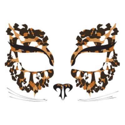 Edge Collections - Multicolor - Remix Temporary Tattoo Masquerade Mask! Image 1