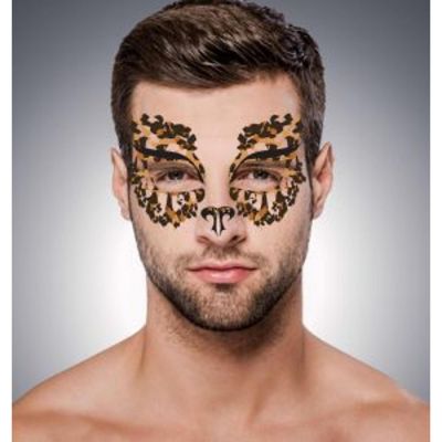 Edge Collections - Multicolor - Remix Temporary Tattoo Masquerade Mask! Image 2