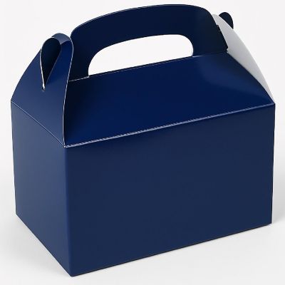 Edge Collections - Navy Blue - Solid Color Treat Boxes Image 1