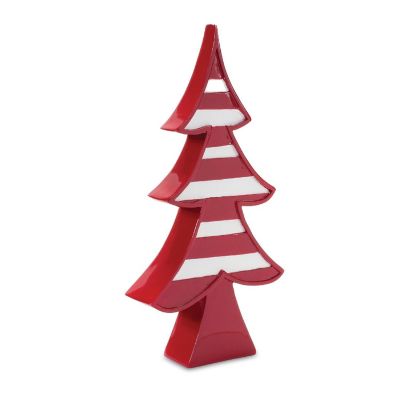Edge Collections - Red with White - Whimsical Tabletop Tree! Image 1
