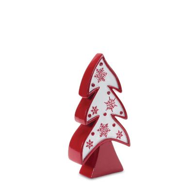 Edge Collections - Red with White - Whimsical Tabletop Tree! Image 2