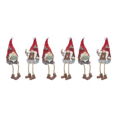 Edge Collections - Red with White - Winter Gnome Shelf Sitter! Image 2