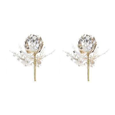 Edge Collections - Silver - Metallic Artichoke Stem! Image 2