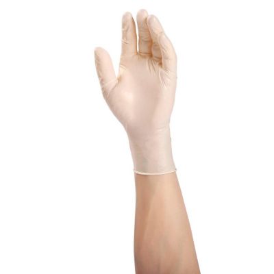 Edge Collections  - Small - White - Lightly-Powdered Gladiator Gloves! Image 1