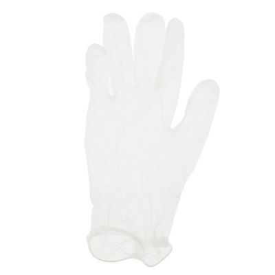 Edge Collections  - Small - White - Poly Polycast Textured Gloves (Small)! Image 2
