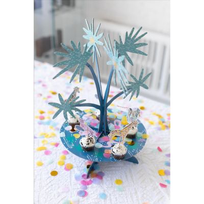 Edge Collections - Teal - Safari Collection Cupcake Stand! Image 2
