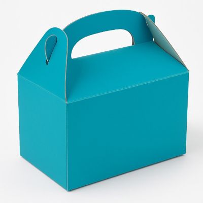 Edge Collections - Teal - Solid Color Treat Boxes Image 1