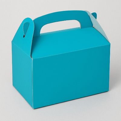 Edge Collections - Teal - Solid Color Treat Boxes Image 2