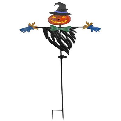 Edge Collections - Waterproof Iron Scarecrow Shape Solar Powered Stake Light Image 1
