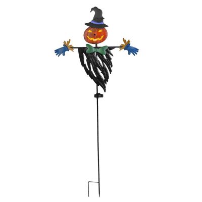 Edge Collections - Waterproof Iron Scarecrow Shape Solar Powered Stake Light Image 1