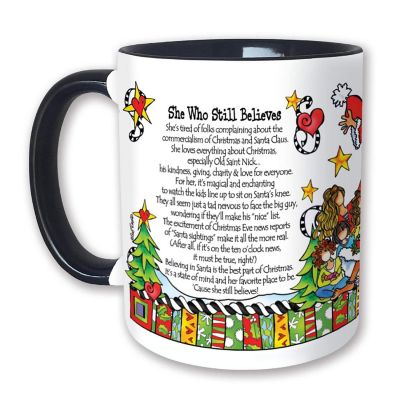 Edge Collections - White - Christmas White Ceramic Mug! Image 2