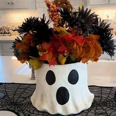 Edge Collections - White - Ghost Bucket Vase! Image 1
