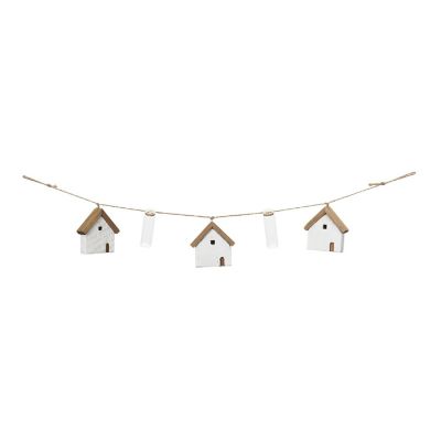 Edge Collections - White - House and Tube Vase String Garland Set! Image 1