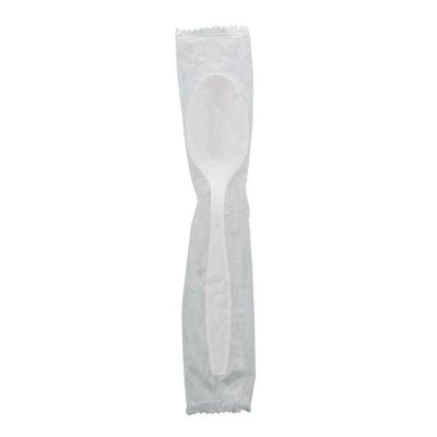 Edge Collections  - White Individually Wrapped Teaspoons! Image 2