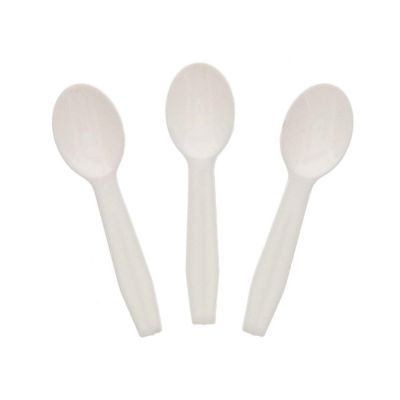 Edge Collections  - White Plastic Taster Spoon! Image 1