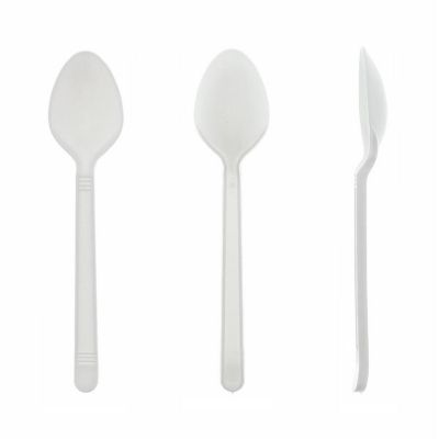 Edge Collections  - White Polypropylene Teaspoons! Image 2