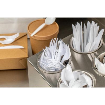 Edge Collections  - White Polystyrene Teaspoon! Image 1