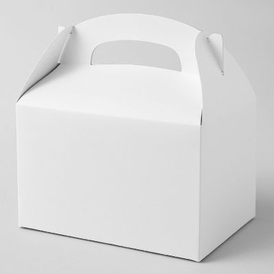 Edge Collections - White - Solid Color Treat Boxes Image 1