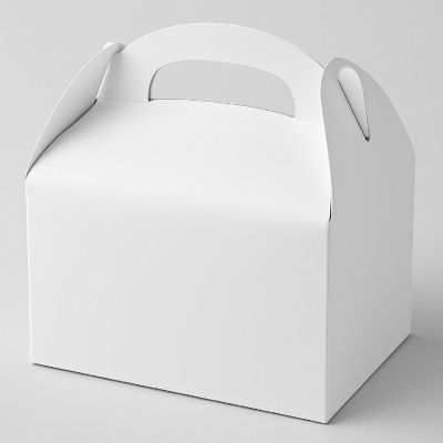 Edge Collections - White - Solid Color Treat Boxes Image 2