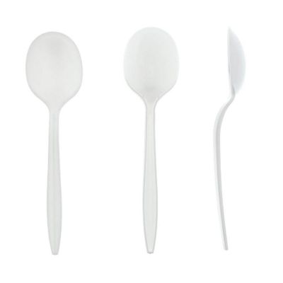 Edge Collections  - White Soup Spoons! Image 1
