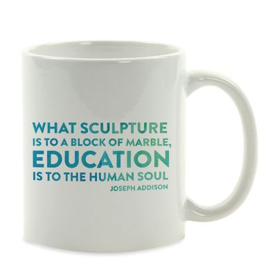 Education Forms the Soul Ceramic Mug Image 2