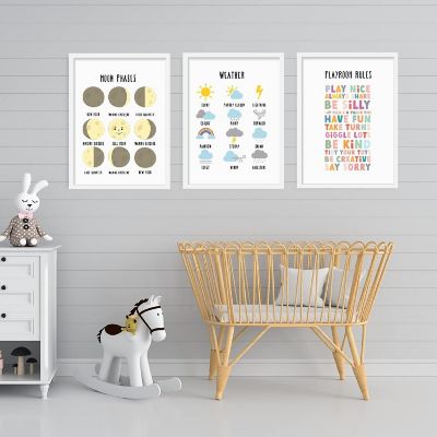 Educational Posters Rainbow 12x18in 30Pk Image 1