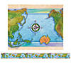 Edupress Border World Continents, 35 Feet Per Pack, 6 Packs Image 1