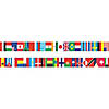 Edupress International Flags Spotlight Border, 36 Per Pack, 6 Packs Image 1