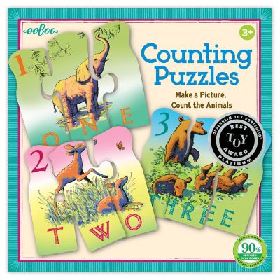 Eeboo: Animal Counting Puzzle Set Image 1